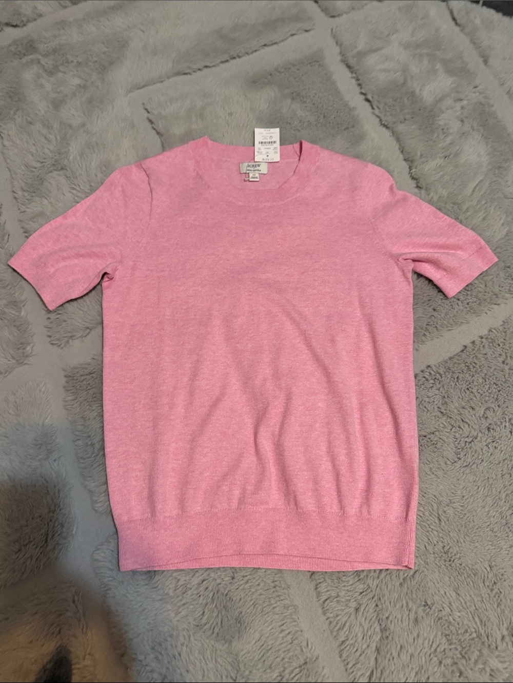 J. Crew Pink Short Sleeve Crewneck Tee
